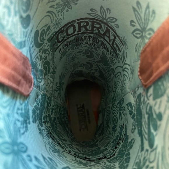 Corral Tall Brown Onix Glitter Inlay Boots - Picture 6 of 7